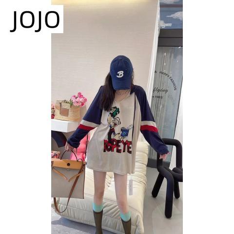Áo Hoodie Chống Nắng Tay Dài Dáng Rộng In Họa Tiết Hoạt Hình Dễ Thương Có Size Lớn Cho Nữ