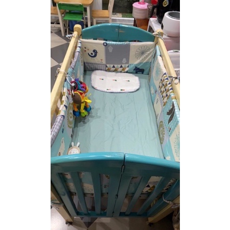 Quây cũi cho bé vải thô lụa Hàn Quốc