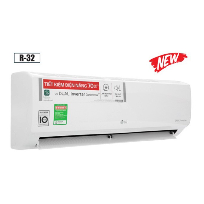 Điều hòa LG 1 chiều  Inverter R32 V18ENF1