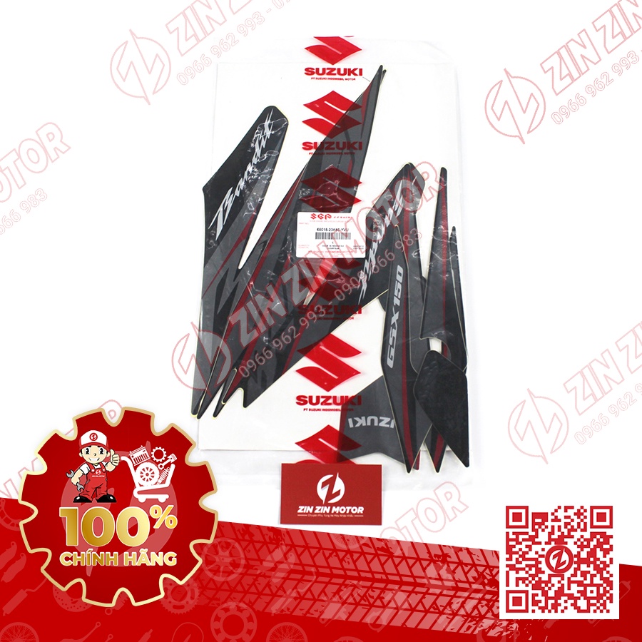 Tem Bandit 150 Đen 68018-23K60-YVU