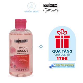 Nước hoa hồng Dollania dành cho da nhạy cảm Soin Visage Lotion Tonique À L'eau De Rose Active 250ml - 891462