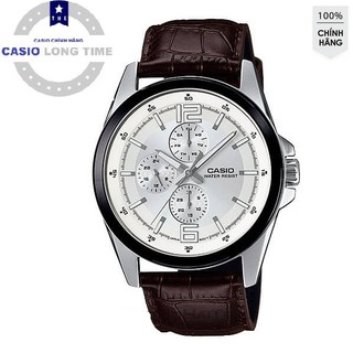 Đồng hồ nam dây da Casio MTP-E306L
