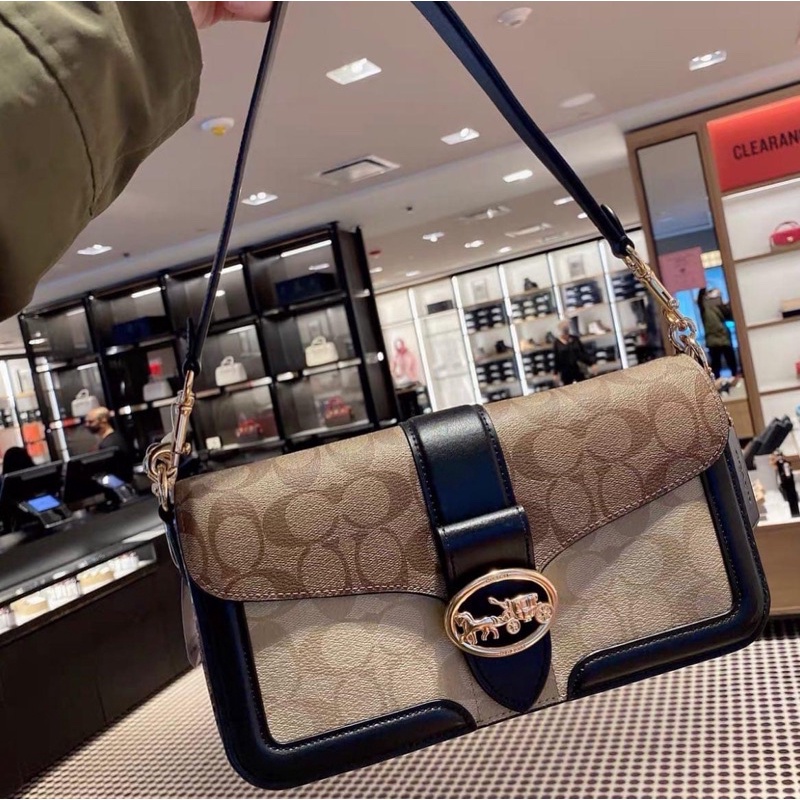 Túi Coach Logo - CAM KẾT HÀNG AUTH CÓ BILL