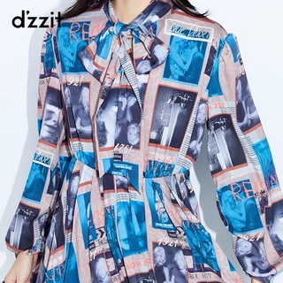 Đầm hoạ tiết lụa Dazzle