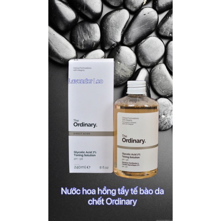 SALE THÔI NÀO (Bill Hãng) Nước hoa hồng tẩy tế bào da chết, ngừa mụn, sáng da, mờ thâm THE ORDINARY GLYCOLIC ACID 7% TON