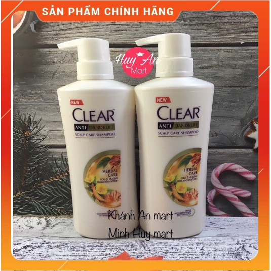 [ Freeship từ 50k] Dầu gội đầu SẠCH GÀU Clear thảo dược Thái Lan 450ml DÀNH CHO DA ĐẦU YẾU