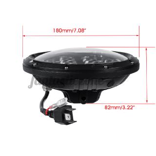 Đèn Pha Led Tròn 7 "Cho Xe Máy Harley Davidson Touring