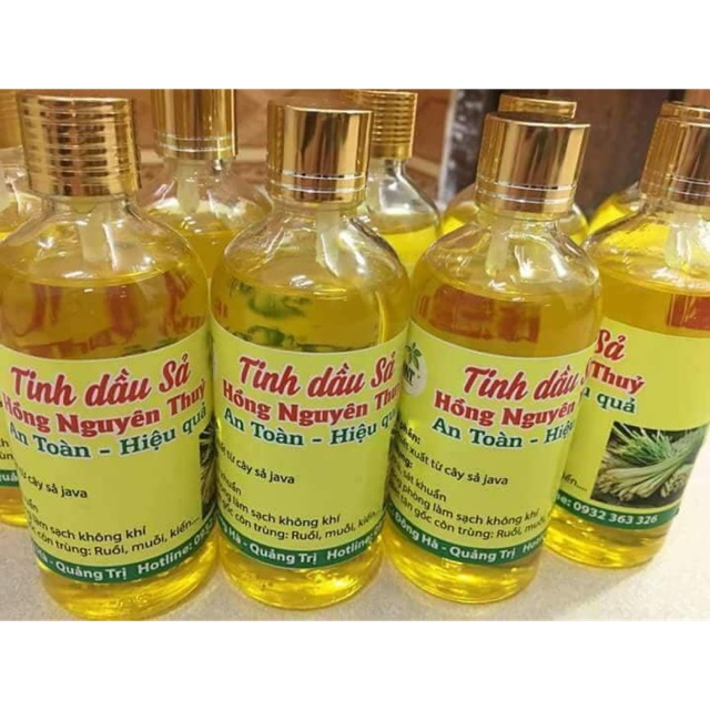 Tinh dầu sả khắc tinh của ruồi,muỗi và côn trùng. Chai 100ml giá 100k