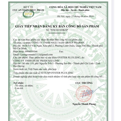 Tinh Chất Hàu Oyster Plus zinc, 60 viên | BigBuy360 - bigbuy360.vn