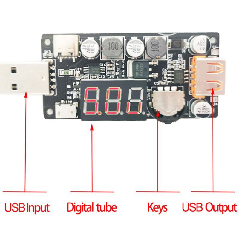 1 Mô Đun Quạt Tản Nhiệt Dc 5V 10W USB 4-12V Sang 1-24V