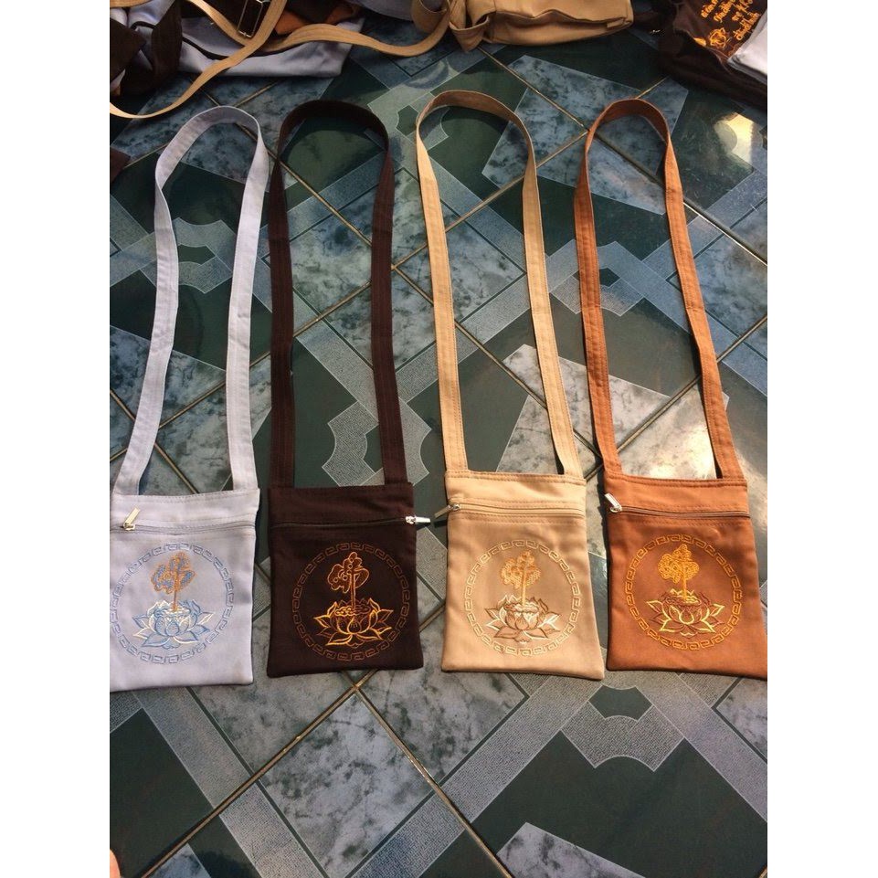 Túi đeo chéo đi chùa 15*20cm