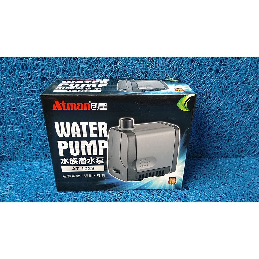 Máy bơm Atman 102S, 6W-500L/hr dùng cho hồ cá.