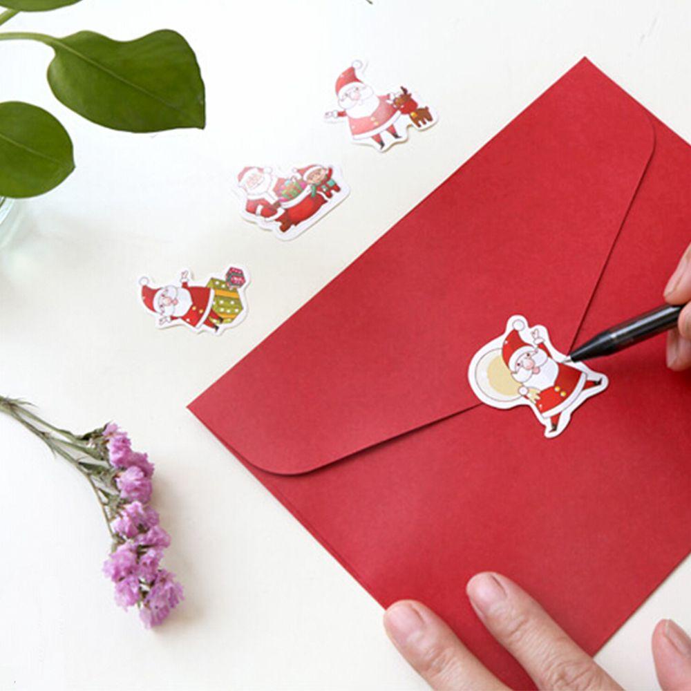 Bộ 96 Miếng Dán Trang Trí Nhật Ký Chủ Đề Giáng Sinh Dễ Thương