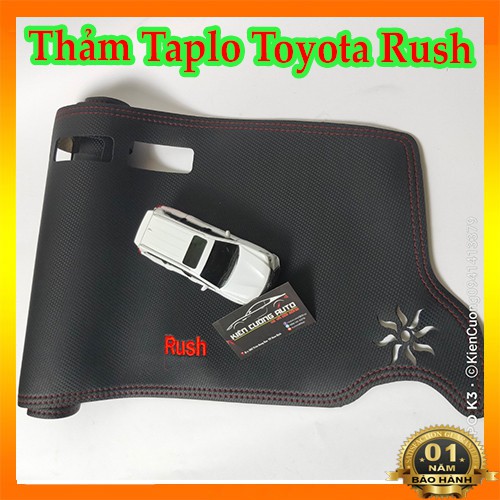Thảm Taplo Toyota Rush Các đời Da carbon hoặc nhung lông cừu