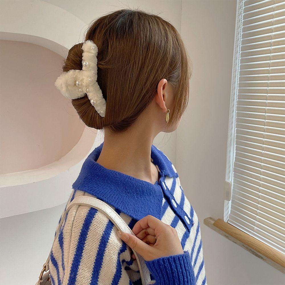 Kẹp Tóc Dạng Móng Vuốt Đơn Giản Dễ Phối Đồ Thời Trang Thu Đông Cho Nữ