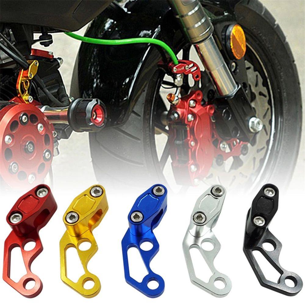 Kẹp Ống Dẫn Dầu Phanh Bằng Hợp Kim Nhôm CNC Chuyên Dụng Cho Xe Mô Tô