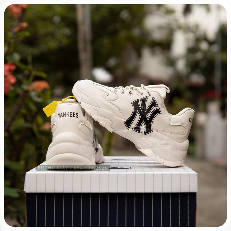Giày Sneaker NY Nam Nữ Cổ Cao Chữ Đen hot trend 2022