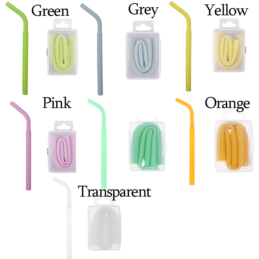 FASHYUNER Ống hút silicone dùng nhiều lần tiện dụng