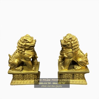 Cặp Kỳ Lân Bệ Đồng