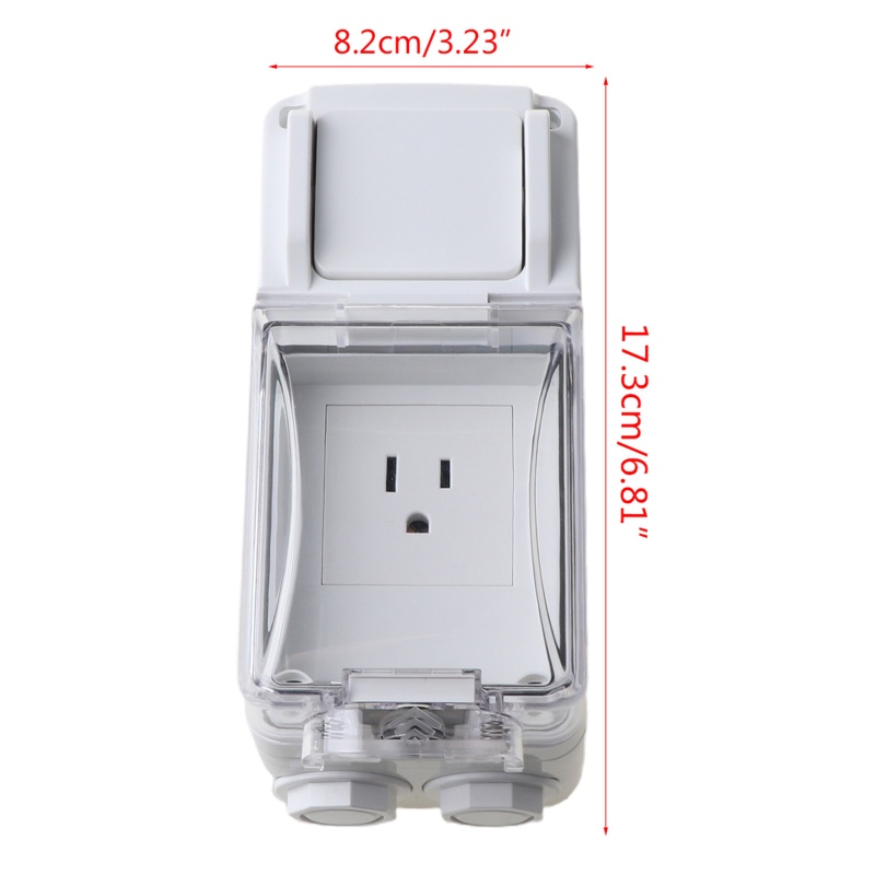 Ổ Cắm Điện Gắn Tường Chống Thấm Nước Tiện Dụng