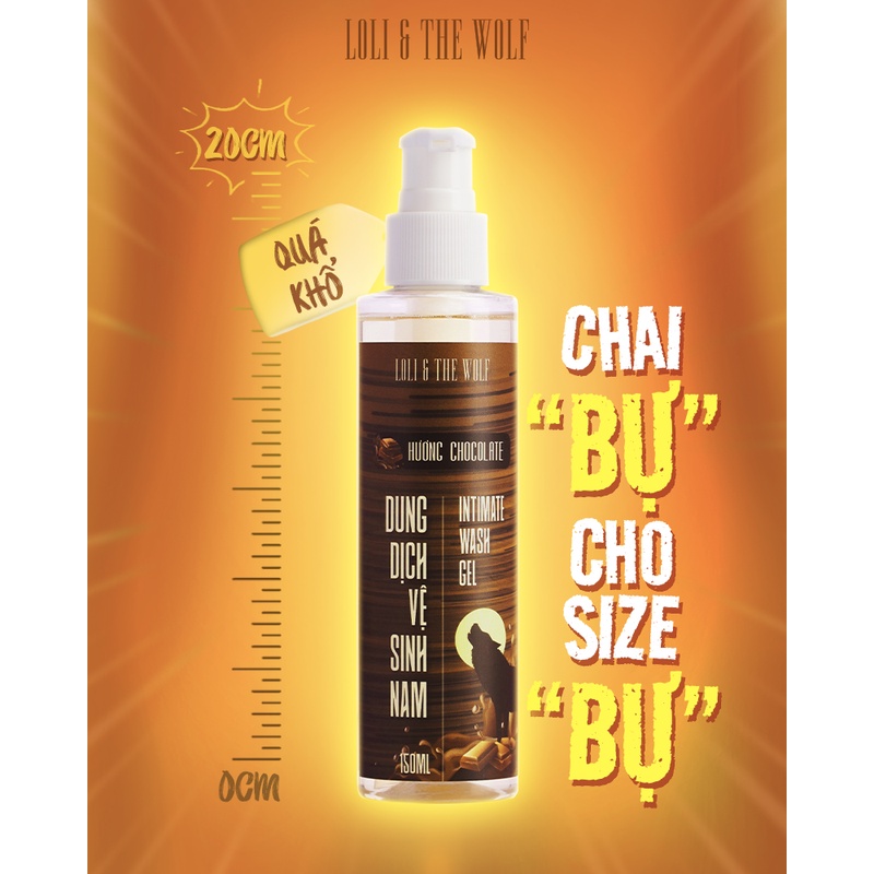 Dung Dịch Vệ Sinh Nam Giới Loli & The Wolf On Hương Thơm Mạnh Mẽ Lôi Cuốn Chai Tiết Kiệm 150ml