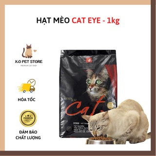 Thức ăn hạt Hàn Quốc cho mèo Cat's Eye - TIêu búi lông, mượt lông - Có 2 kích cỡ