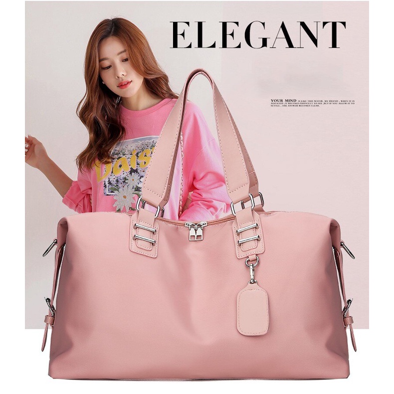 Túi Đựng Đồ Tập Gym/Yoga Bằng Vải Oxford Màu Trơn Đơn Giản Chống Thấm Nước 2022 Cho Nữ