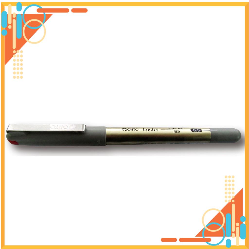 Bút Gel nước Ohto Luster chính hãng Nhật Bản mực Xanh/ Đỏ/ Đen ngòi 0.5mm FREE SHIP
