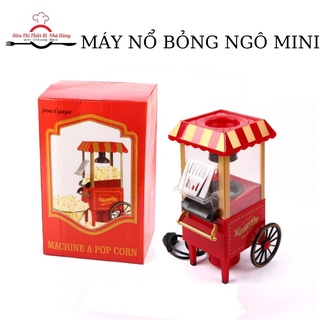 Máy nổ bỏng ngô mini có bánh xe_Bảo hành chính hãng 12 tháng