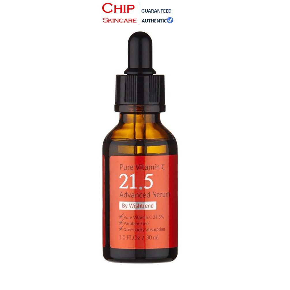 [Mẫu Mới] Tinh Chất Làm Mờ Mụn Thâm - Dưỡng Trắng Da By Wishtrend Pure Vitamin C 15% Advanced Serum | BigBuy360 - bigbuy360.vn