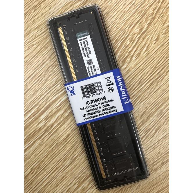 RAM 8Gb Kingston 8Gb DDR3 Bus 1600Mhz Bảo hành 12 tháng