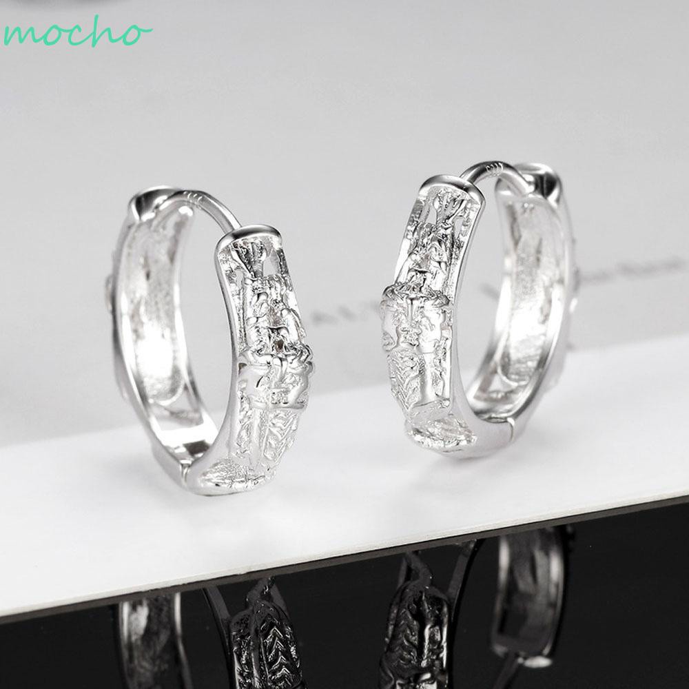 Khuyên Tai Hình Hổ Cá Tính Chất Lượng Cao Phong Cách Hip Hop Đơn Giản Nhiều Màu Sắc Cho Nam