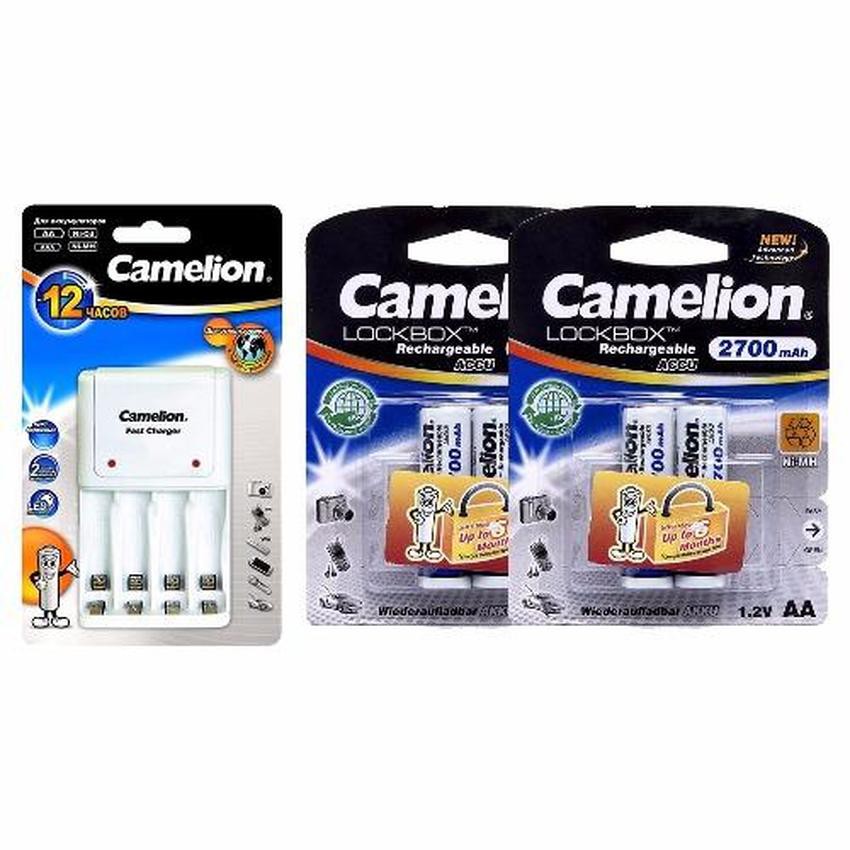 Bộ sạc Camelion 1010B + 4 pin AA 2700mAh