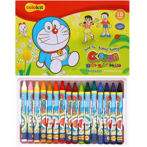 Sáp màu Colokit Doraemon CR-C05/DO 16 màu