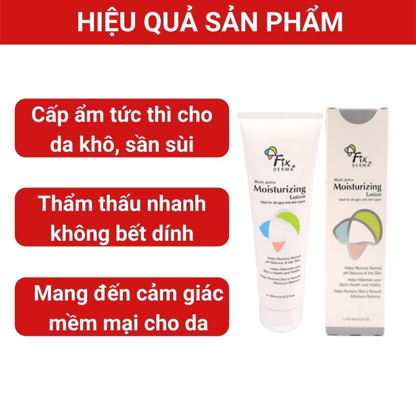 Kem dưỡng ẩm body trắng da body lotion dưỡng da dưỡng thể Fixderma Moisturizing Multi Active (150ml) Zafami Pharma | BigBuy360 - bigbuy360.vn