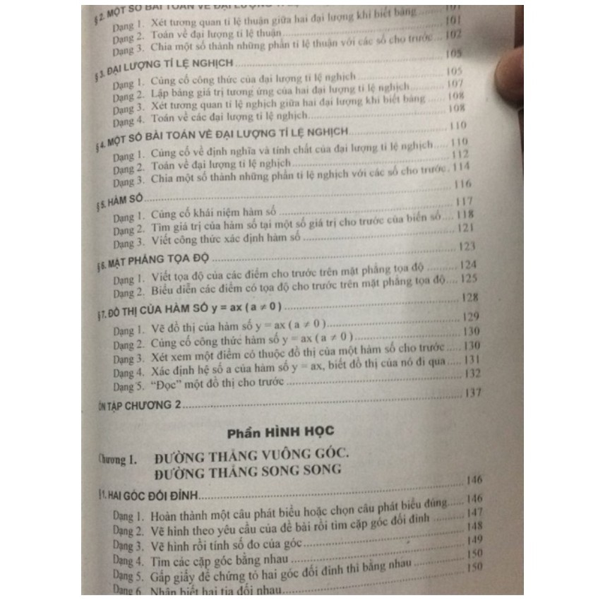 Sách Các Dạng Toán Và Phương Pháp Giải Toán 7 Tập 1