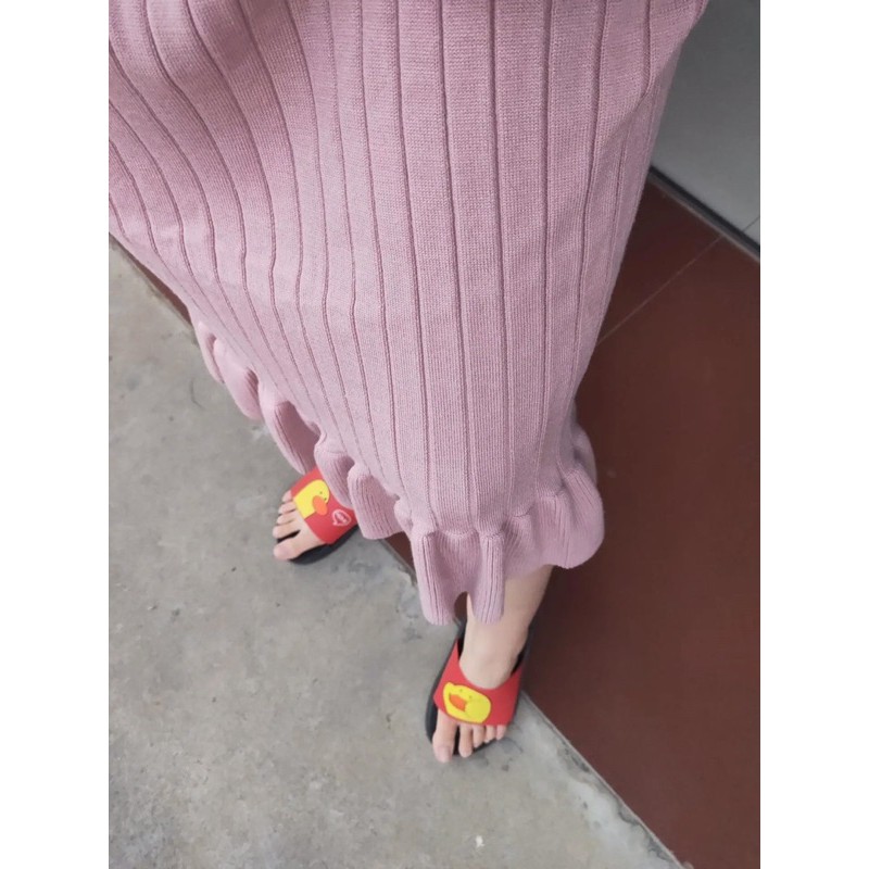 Váy len suông đuôi cá hàng Qc loại đẹp