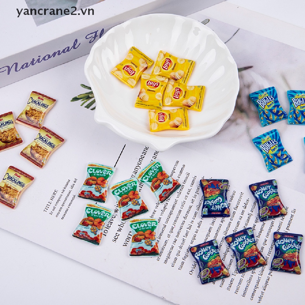 Set 5 Đồ Chơi Khoai Tây Chiên Tỉ Lệ 1 / 6 Dành Cho Nhà Búp Bê