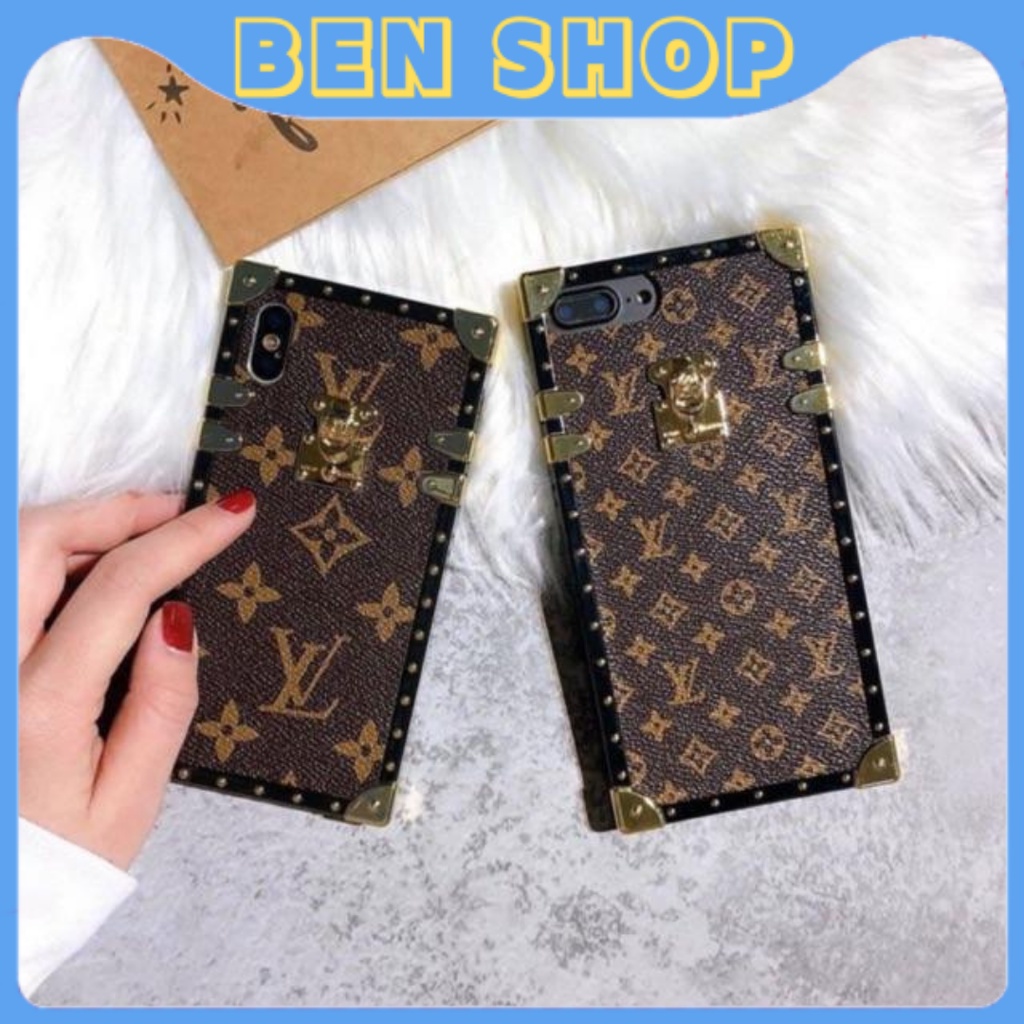 [Hot] Ốp Vuông Lv Sang Chảnh Chữ Nhỏ - Chữ To Dùng Cho Dòng Iphone 6G/7G/6P/7P/X/Xs/Xsmax/11/11Pro Max/12 6.1/12 Pro Max
