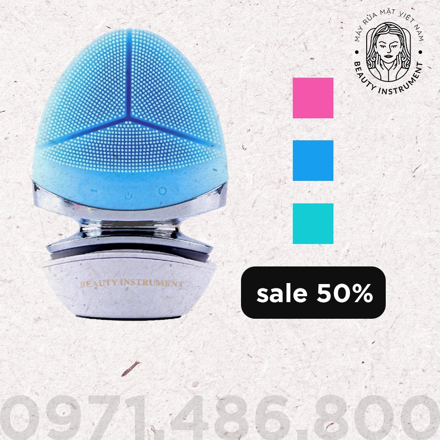 Máy rửa mặt Beauty Instrument - Xanh dương