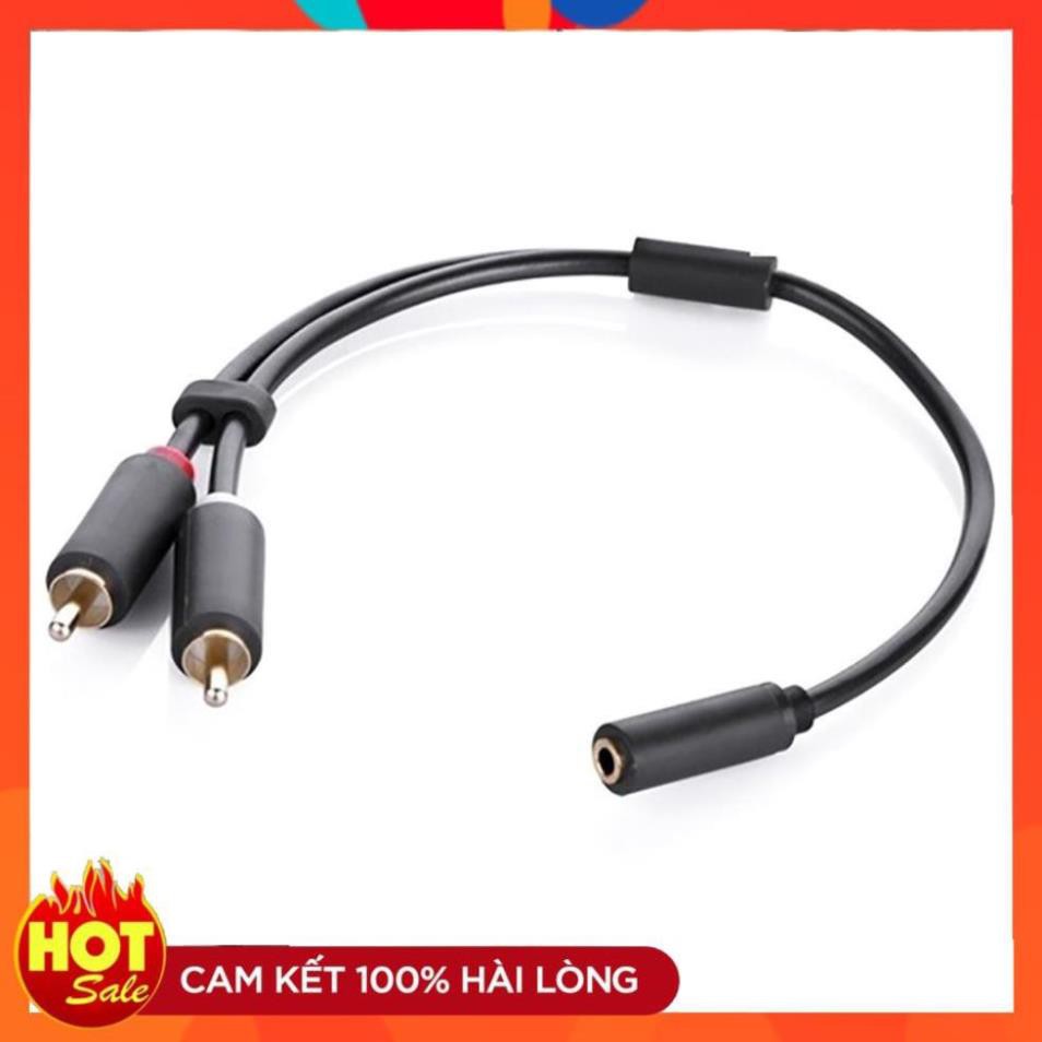 [Chính Hãng] Cáp 3.5mm âm sang 2 RCA dương UGREEN 10561- bảo hành 18 tháng chính hãng