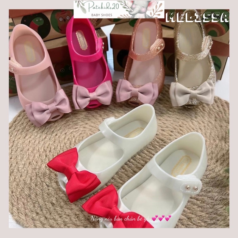 Giầy nhựa thạch mềm thơm melisa cho bé gái siêu đẹp🌸🌸🌸