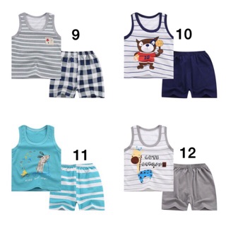 Combo 3 Bộ ba lỗ cho bé trai, bé gái