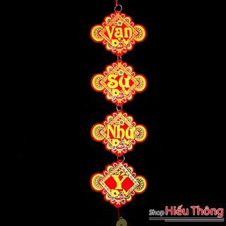 Khánh Vuông Trang Trí Nhà Cửa Decor Lễ Hội Mùa Xuân,Câu Đối Treo Tết Chất Liệu Nhung Đỏ Đón Xuân 2026 size 80x12cm