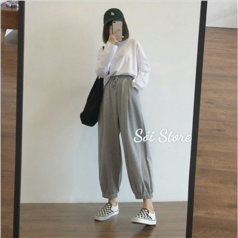 40-100kg quần nam nữ jogger ống rộng thời trang bigsize unisex | BigBuy360 - bigbuy360.vn