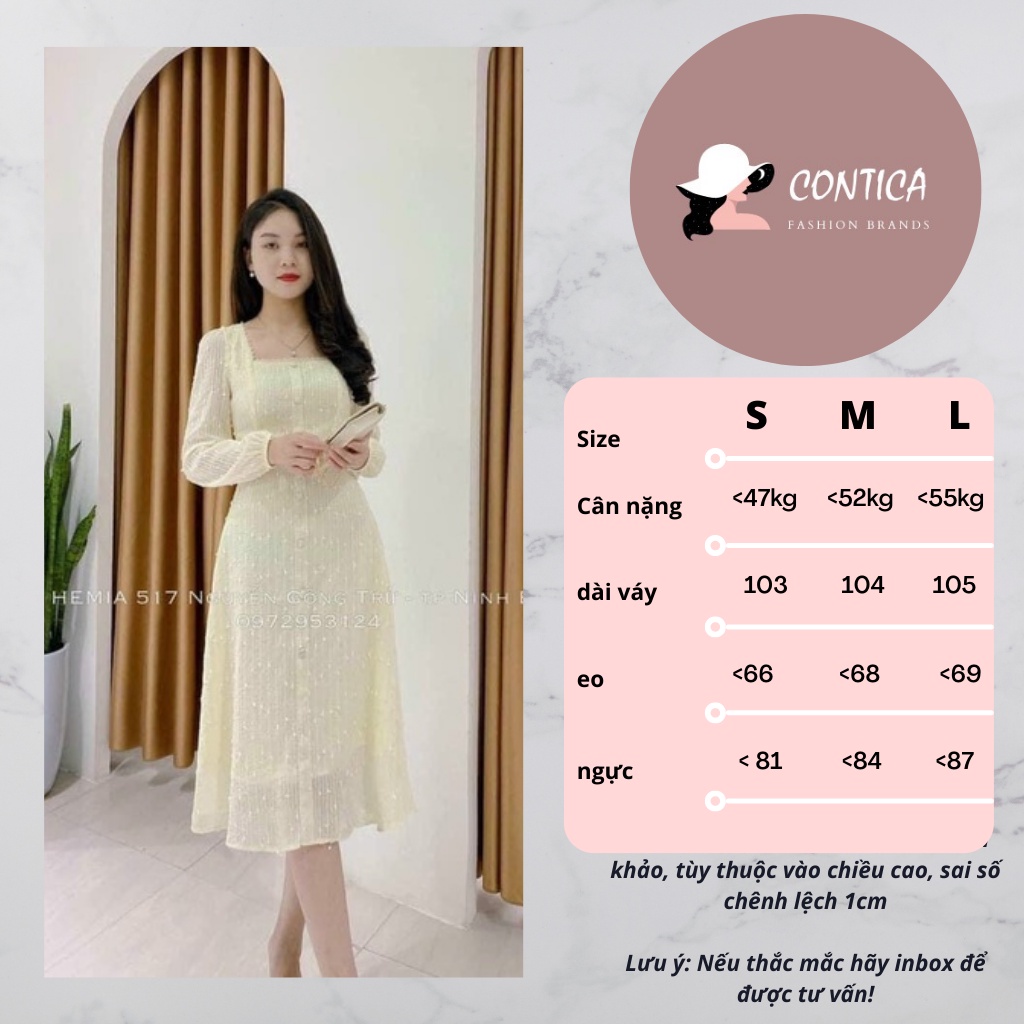 váy.thiết kế.đầm dự tiệc cổ vuông bo ống tay đính ngọc ngực.