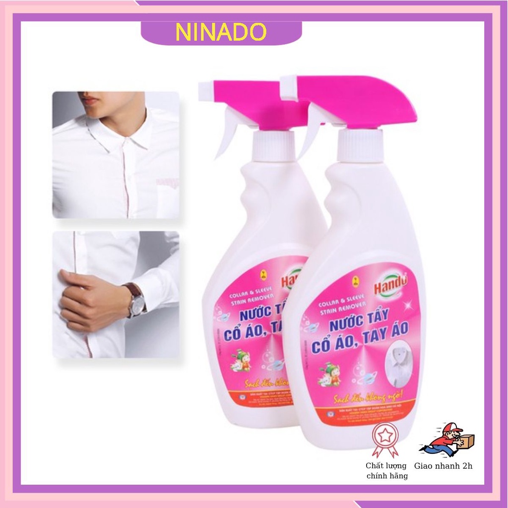 Nuớc tẩy vết bẩn cổ và tay áo Hando 500ml