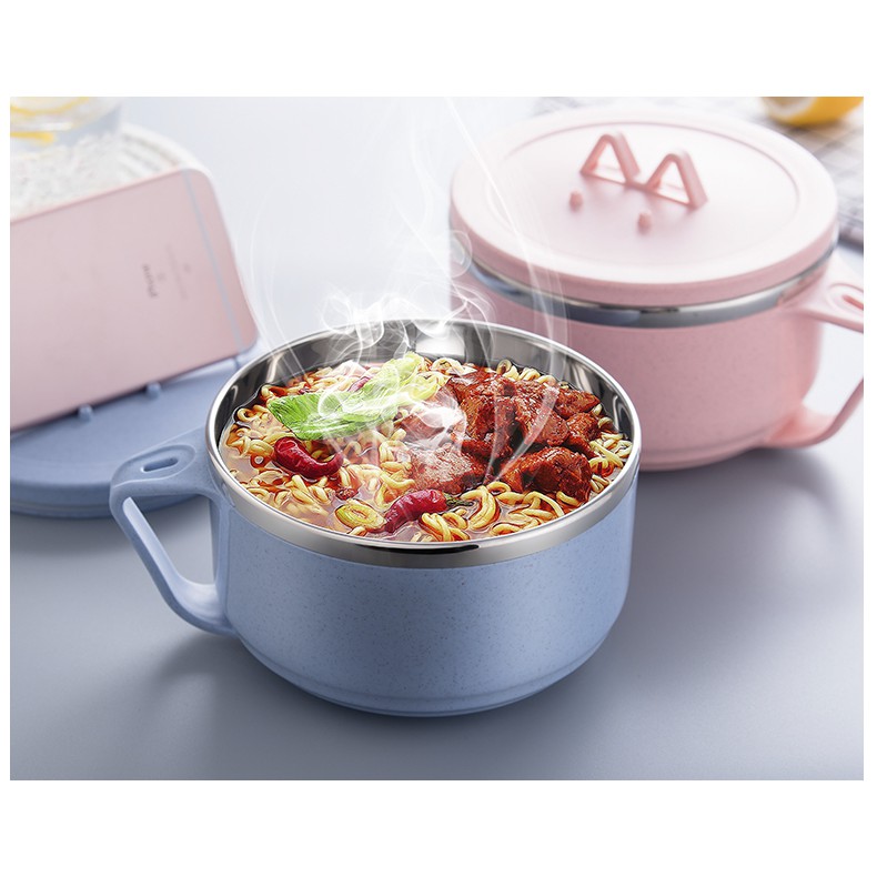 Ly ăn mì tiện lợi inox 304 - Onlycook - 18x9cm 1000ml