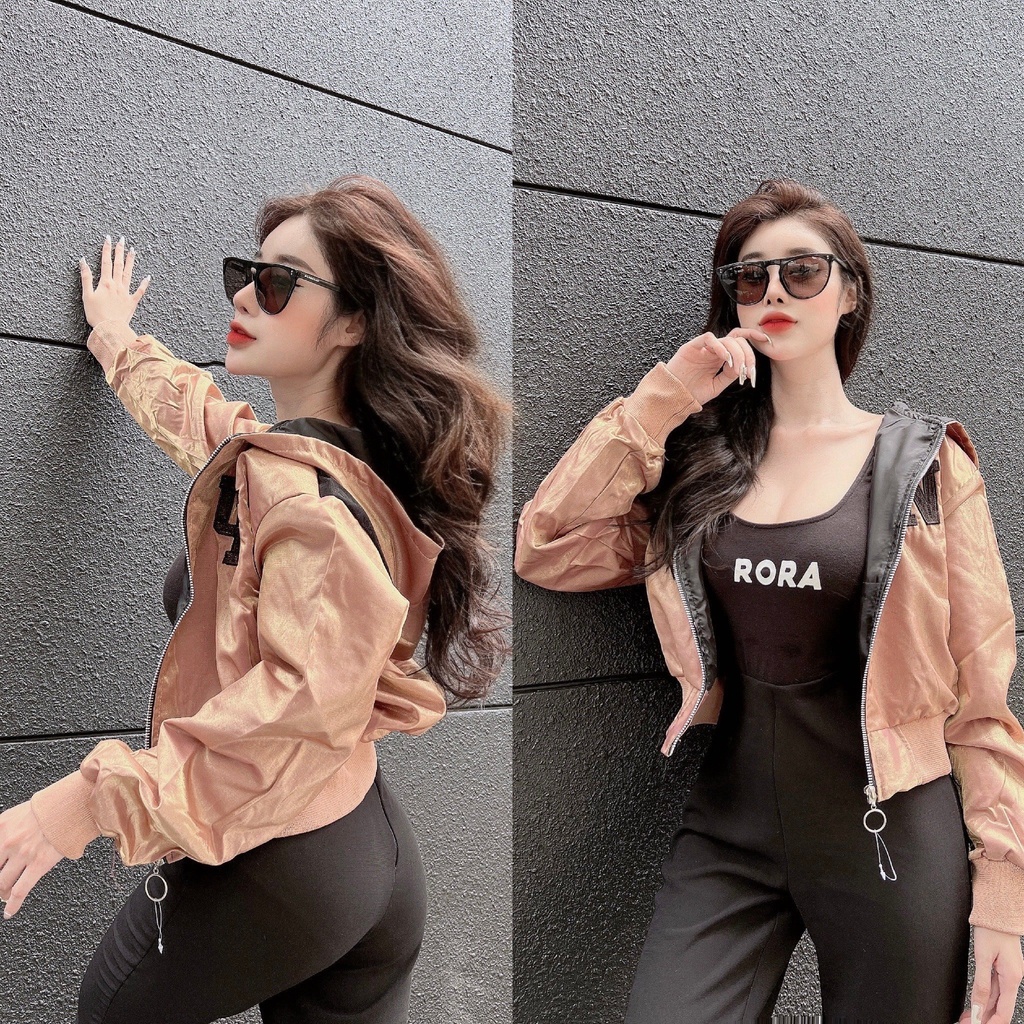 Áo Khoác Chống Nắng Có Nón Tiện Lợi Che Nắng Che Mưa Thêu Chữ UN Sanh Chảnh Mẫu Áo Phom Dài Cao Cấp Hàng QC VNXK