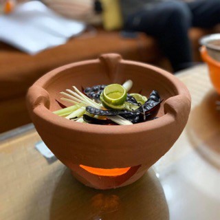 BẾP ĐẤT NUNG XÔNG ĐỐT BỒ KẾT GỐM BÁT TRÀNG CAO CẤP- KT 18CM